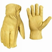 True Grip 98771-23 Water Resistant Leather Gloves, Men's M - Quantity 1