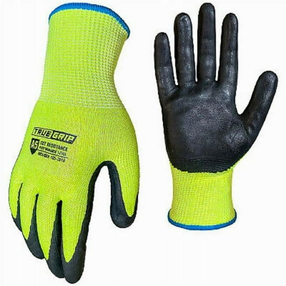 True Grip 98782-26 Hi-Viz Cut Resistant Gloves, Men's L - Quantity 1