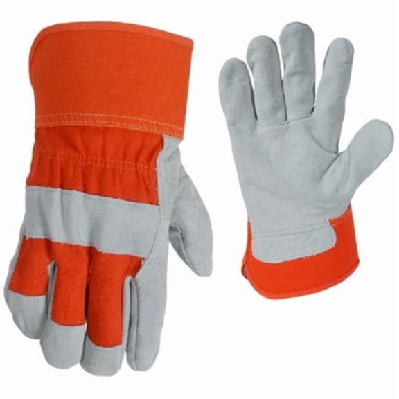 True Grip 99134-26 Double Leather Palm Work Gloves, Men's XL - Quantity 1