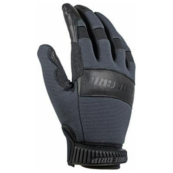 True Grip 99512-23 Hybrid Leather Work Gloves, Goatskin/Spandex, Black, Large - Quantity 3
