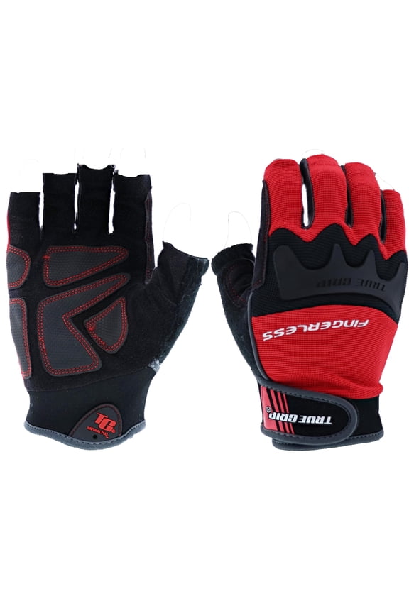 Fingerless Pro Safety Work Gloves, Large 9863-23