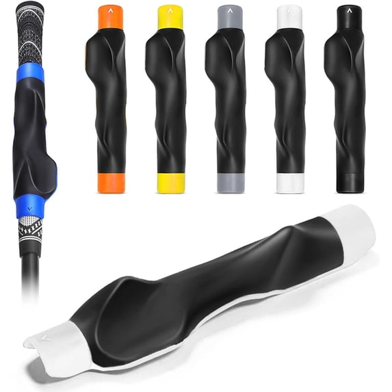 True Grip Trainer 2.0,1Pack Golf Grip Trainer, Grip Trainer for Golf Clubs - Right Hand Golf Training Aid with Ergonomic Design,Corrects Golf Grip Posture and Improves Swing Accuracy(White)