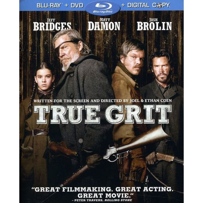 Paramount Home Video, True Grit 2010, Blu-ray DVD Digital Copy, PG