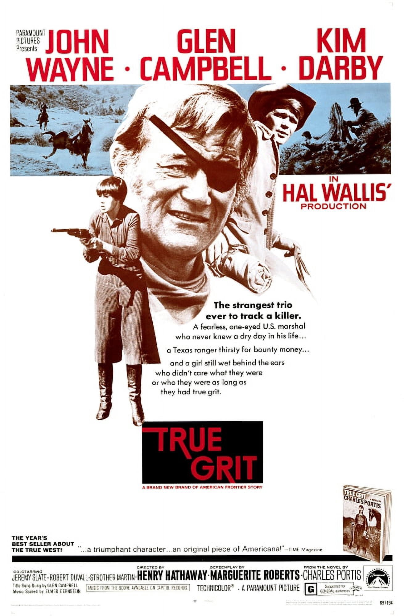 True Grit Canvas Art -  (11 x 17)