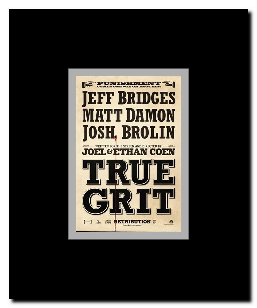 True Grit Framed Movie Poster