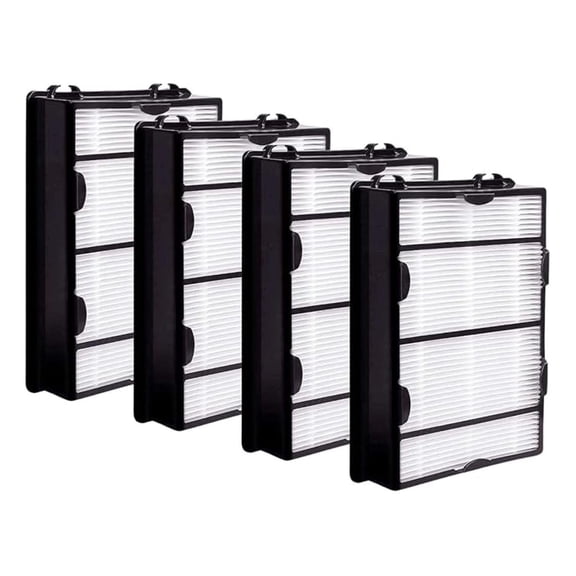 True HEPA Air Allergy Filter Replacement Compatible with Holmes HAPF600 HAPF600D HAPF600D-U2 Filter B, 4 Packs