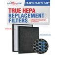 thumbnail image 1 of LifeSupplyUSA 2-in-1 True HEPA Air Cleaner Replacement Filter + Activated Carbon Charcoal Compatible with Levoit LV-PUR131, LV-PUR131-RF Air Purifiers, 1 of 5