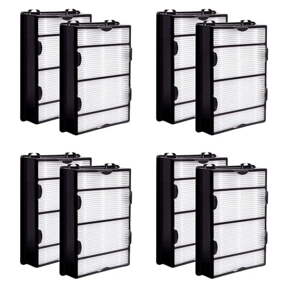 True HEPA Air Filter Replacement Compatible with Holmes HAPF600 HAPF600D HAPF600D-U2 Filter B, 8 Packs