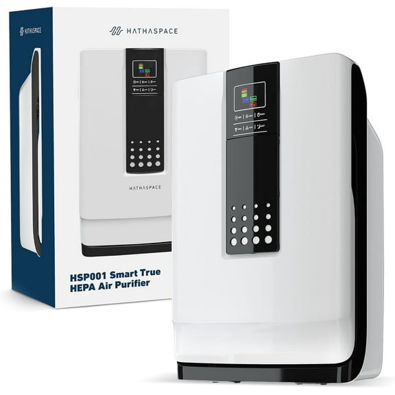 True HEPA Air Purifier for Home, Removes 99.9% of Dust, Smoke, Pet Dander, Odors, VOCs, Covers Up to 700 Sq. Ft, Quiet Air Cleaner with Smart Sensor for Bedroom & Large Rooms