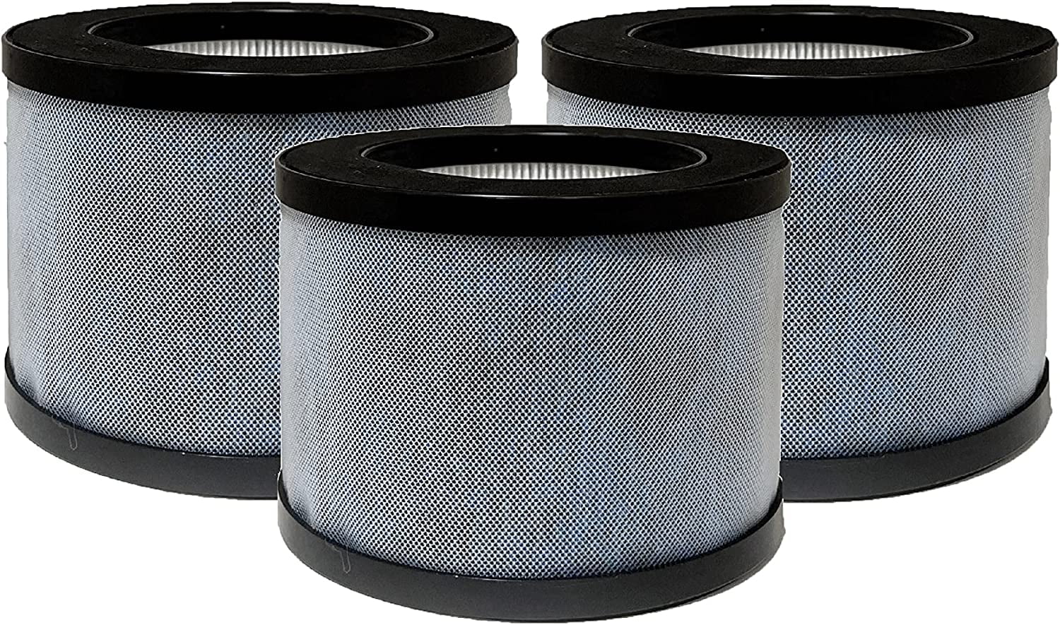 True HEPA Filter Replacement For AROEVE MK01 MK06 ALROCKET JH01 JH06 Air Purifier, Elechomes EPI081/ EP1081, Intelabe EPI080/ EP1080, Kloudi DH-JH01 DH-JH06, Pomoron MJ001H, 3 Packs