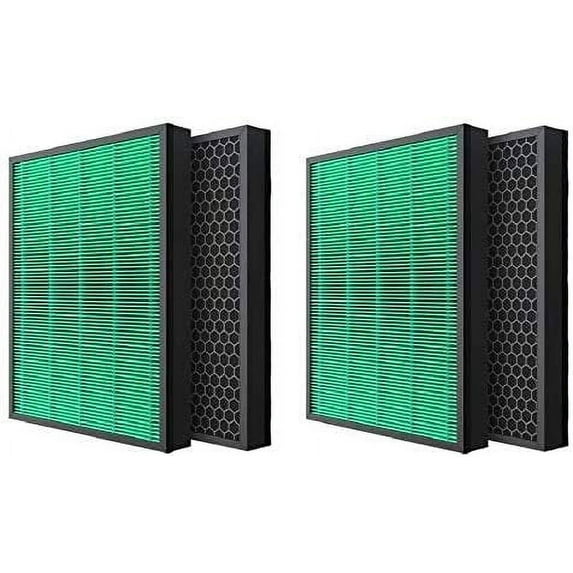 True HEPA Replacement Filter Max2 For Coway Airmega 400 400S Air Purifier 2 Sets