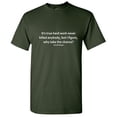 thumbnail image 1 of It's True Hard Work Never Killed Anybody Tshirt Novelty Humor Graphic Tees Gift For Lazy Mens Christmas Party Birthday Anniversary Funny Sarcastic T Shirt, 1 of 5