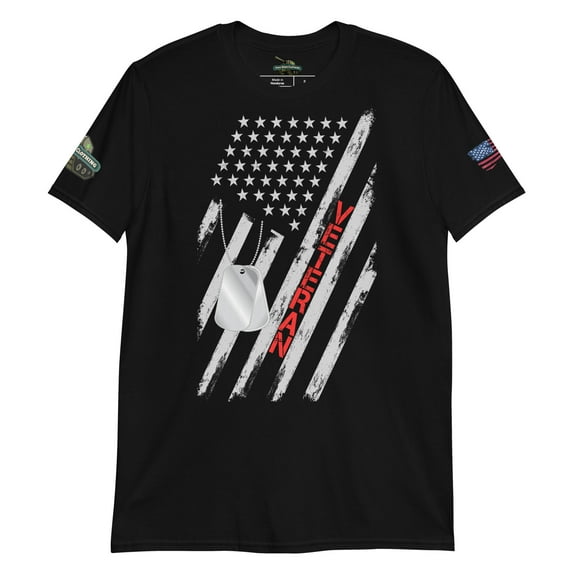 True Hero Dog Tag Veteran Unisex T-Shirt