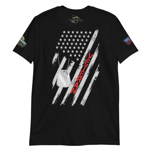 True Hero Dog Tag Veteran Unisex T-Shirt