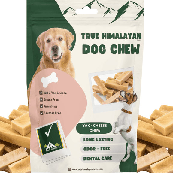 True Himalayan Cheese Biscuit Treats for Dogs, Small - 8 Pieces