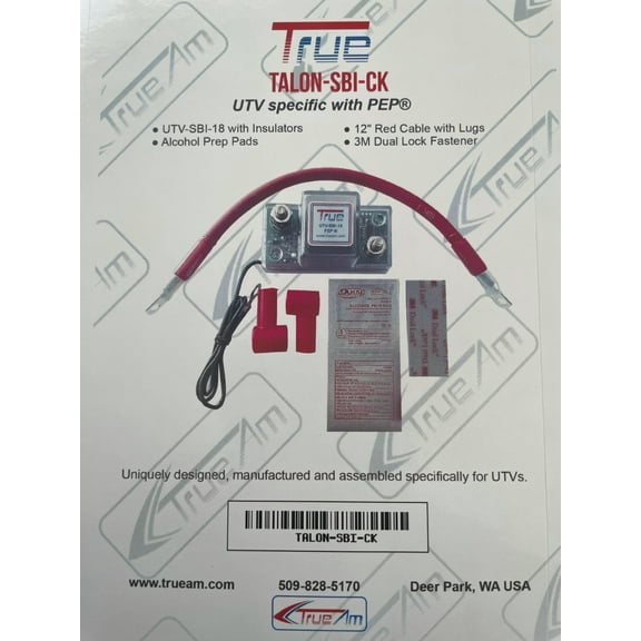 True Honda Talon Dual Battery Isolator Kit TALON-SBI-CK