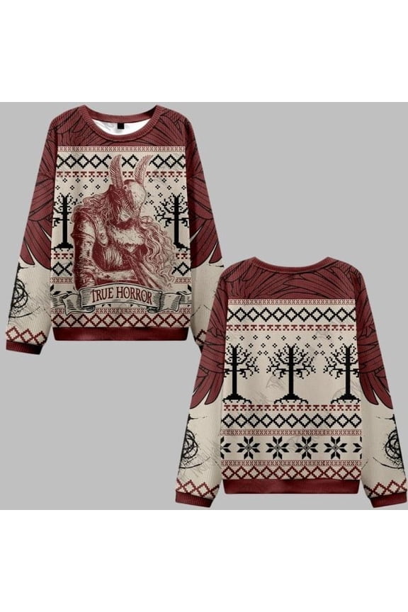 True Horror 3D Sweater 2025 Christmas