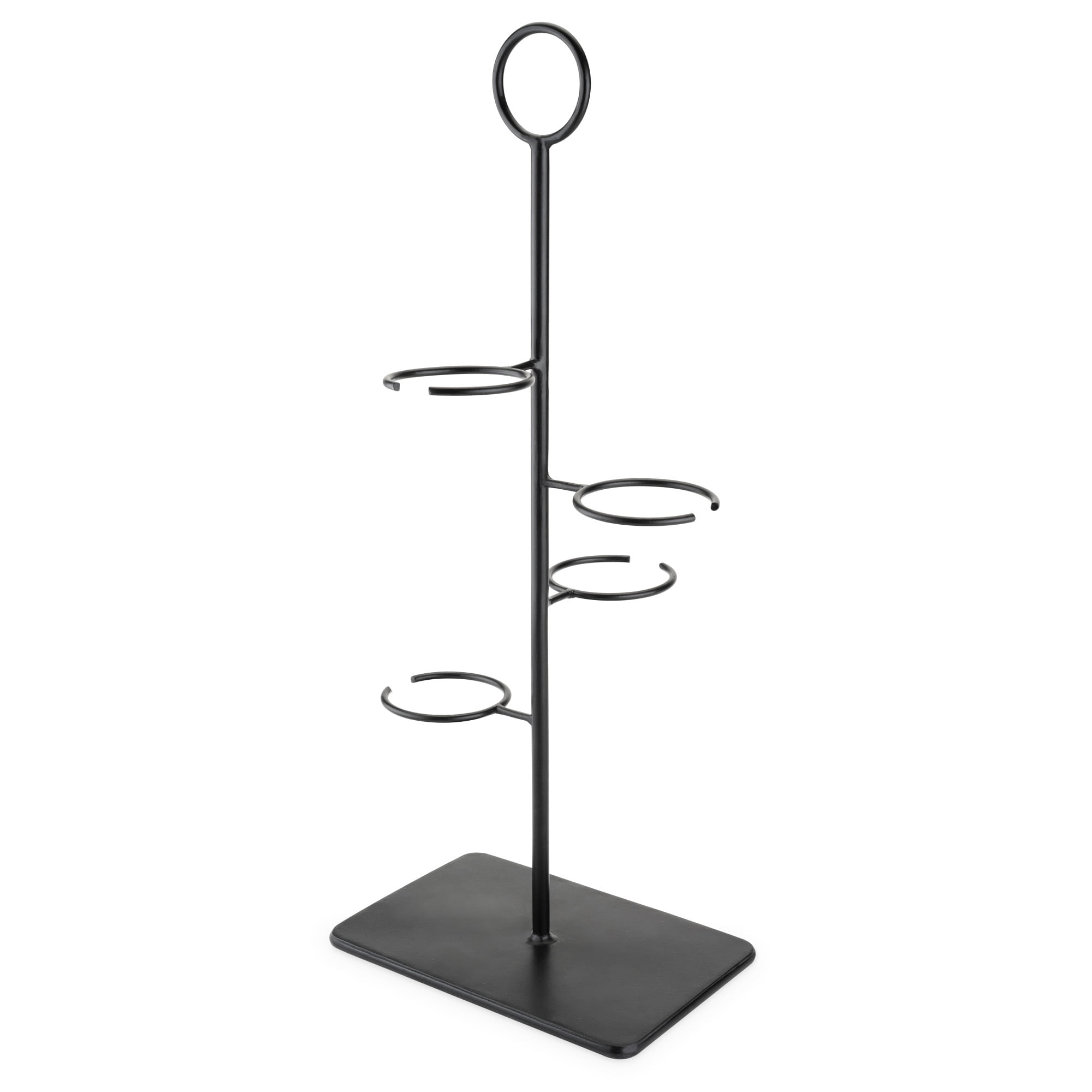 True Hover Wine Glass Flight Server, Wine Tasting Carrier Kit, Holds 4 Stemmed Wine Glasses