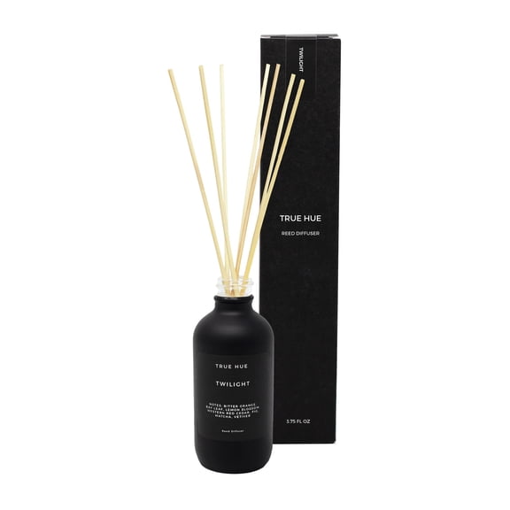 True Hue Reed Diffuser - Twilight (2-3 Month Usage, Premium Fragrances, 8 Rattan Reeds)