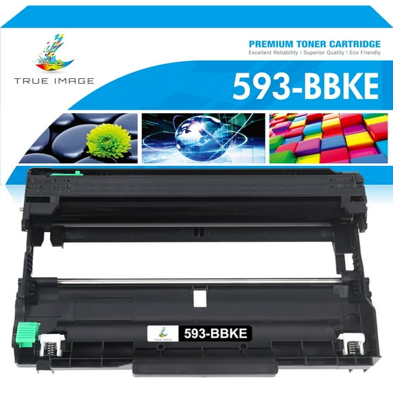 True Image 1-Pack Compatible Drum Unit for Dell 593-BBKE Work with Dell E310dw E514dw E515dn E515dw Printer (Black)