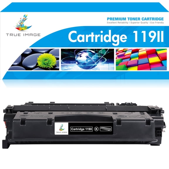 True Image 1-Pack Compatible Toner Cartridge for Canon 119II Work with ImageCLASS MF6160DW MF414DW MF416DW MF5850DN MF5880DN MF5950DN LBP253DW LBP6300DN Printer (Black)