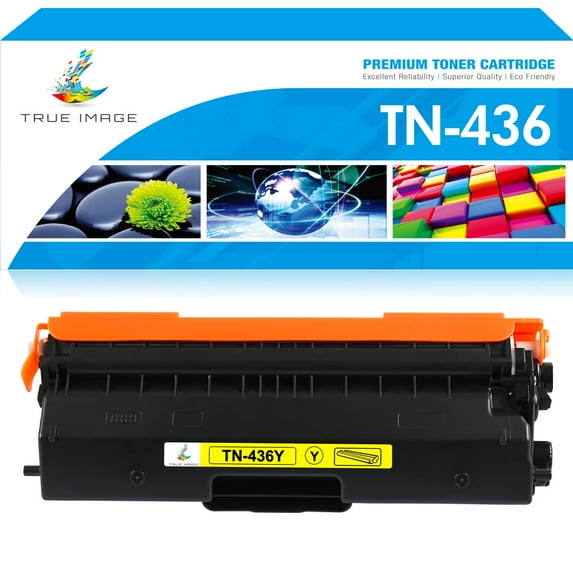 True Image 1-Pack Compatible Toner Cartridge for Brother TN436 TN-436Y MFC-L8900CDW HL-L9310CDW HL-L8360CDW HL-L9310CDW MFC-L9570CDW (Yellow)