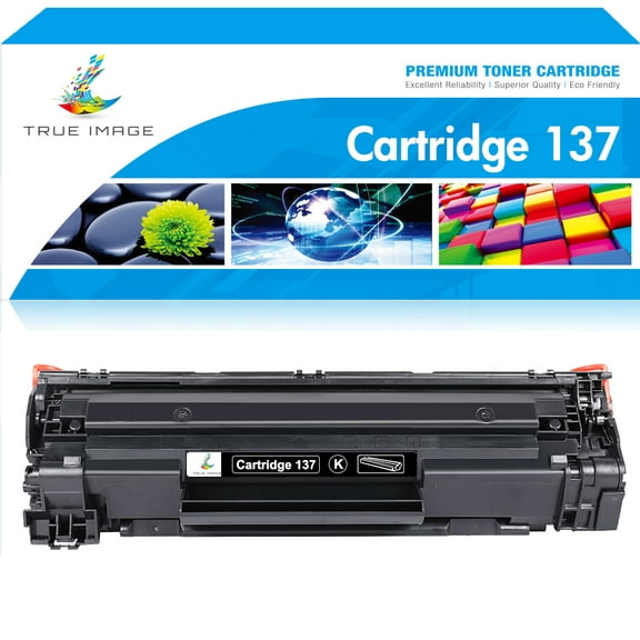 True Image 1-Pack Compatible Toner Cartridge for Canon 137 CRG-137 9435B001AA Work with MF231 MF232w MF237w MF249dw LBP151dw MF226dn Printer (Black)