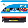 thumbnail image 1 of True Image 1-Pack Compatible Toner Cartridge for 128A CE322A Work with LaserJet Pro CP1525NW CP1525N CM1415FN CM1415FNW MFP Printer (Yellow), 1 of 9