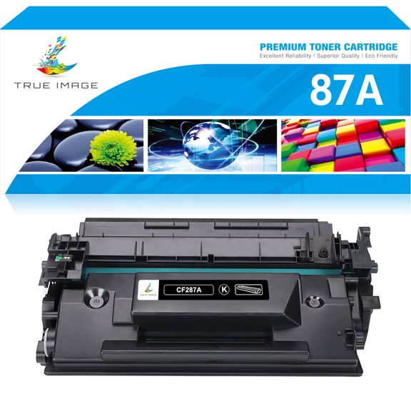 True Image 1-Pack Compatible Toner Cartridge for HP CF287A 87A Work with Enterprise M506dn M506x MFP M527 Pro M501n M501d Printer (Black)