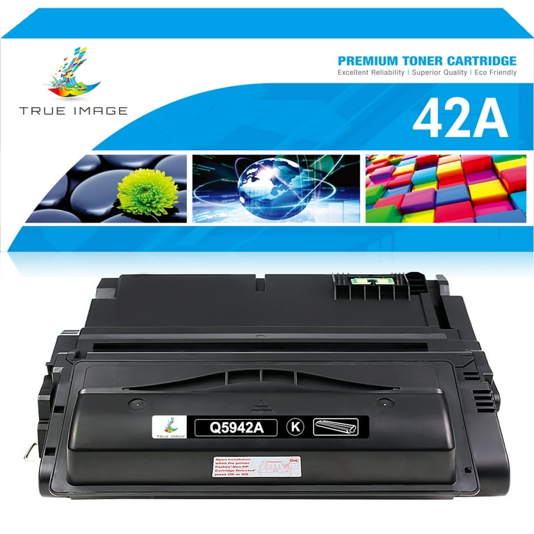 True Image 1-Pack Compatible Toner Cartridge for HP Q5942A 42A Laser Jet  4200 4300 4240 4250 4350 4345 Printer (Black)