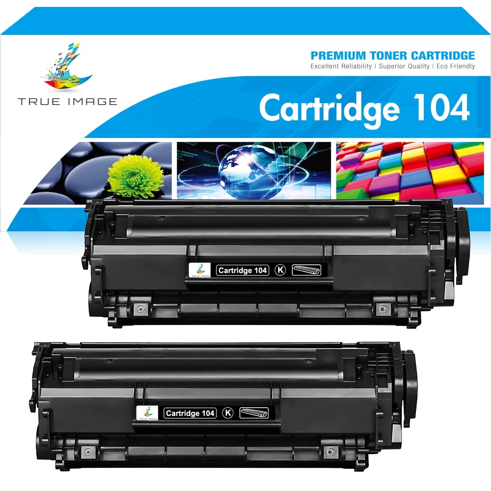 True Image 2Pack Compatible Toner Cartridge for Canon 104 for