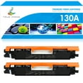 thumbnail image 1 of True Image 2-Pack Compatible Toner Cartridge for HP CF350A 130A Work with Pro CP1025NW MFP M176 M177fw M275 M175A M175NW Printer (Black), 1 of 10