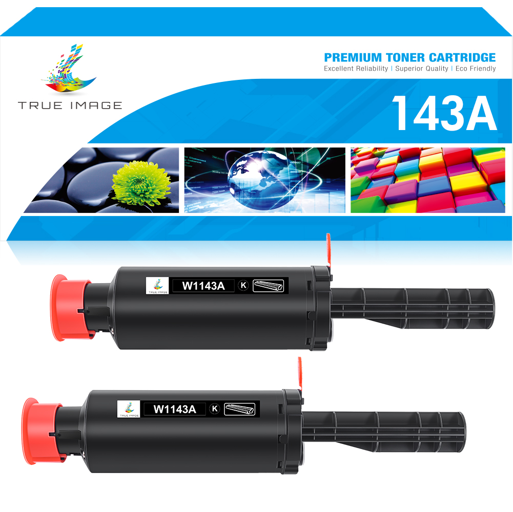 4 Toner ZOOMTEC Compatibili HP 143A W1143A – Resa 2500 Pagine Cadauno, Per HP Neverstop Laser 1202w, 1202nw, 1201n, 1001nw