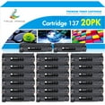 thumbnail image 1 of True Image 20-Pack Compatible Toner Cartridge for Canon 137 CRG137 9435B001 Work with ImageClass MF212w MF216n MF227dw MF229dw LBP151dw MF244dw MF232w MF247dw(Black), 1 of 11