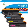 thumbnail image 1 of True Image 4-Pack Compatible Toner Cartridge for Brother TN315 TN-315 HL-4150CDN MFC-9560CDW HL-4570CDW MFC-9460CDN MFC-9970CD Printer (Black, Cyan, Magenta, Yellow), 1 of 9
