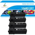 thumbnail image 1 of True Image 4-Pack Compatible Toner Cartridge for Xerox 106R01597 Work with Phaser 6500 6500N 6500DN WorkCentre 6505 6505N 6505DN Printer (Black), 1 of 10