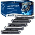 thumbnail image 1 of True Image 5-Pack Compatible Toner Cartridge for Brother TN-221 TN-221BK Work With HL-3140CW HL-3150CDW HL-3170CDW MFC-9130CW MFC-9330CDW DCP-9020CDW Printer Ink(Black), 1 of 6