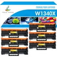 thumbnail image 1 of True Image 6-Pack Compatible Toner Cartridge NO CHIP Compatible for HP W1340X 134X W1340A 134A Laserjet MFP M234dw M234sdn M234sdw(Black), 1 of 13