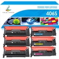 thumbnail image 1 of True Image 6-Pack Compatible Toner Cartridge for Samsung CLT-K406S 406S Work with CLP-360 CLX-3300 CLX-3305FW CLX-3306W CLX-3306FN Xpress C460W C410W Printer (3*Black,Cyan,Magenta,Yellow), 1 of 12