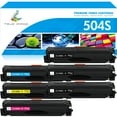 thumbnail image 1 of True Image 6-Pack Compatible Toner Cartridge for Samsung CLT-K504S CLT-504S Work with CLP-145NW CLX-4195FN CLX-4195FW SL-C1810W SL-C1860FW Printer (3*Black,Cyan,Magenta,Yellow), 1 of 10