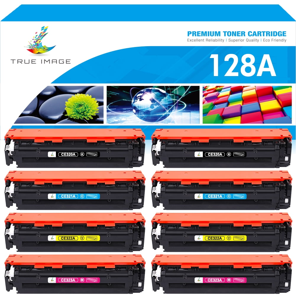 4PK CE320A 23A 128A Color Toner Set For HP LaserJet Pro CM1415FNW - Foto 6