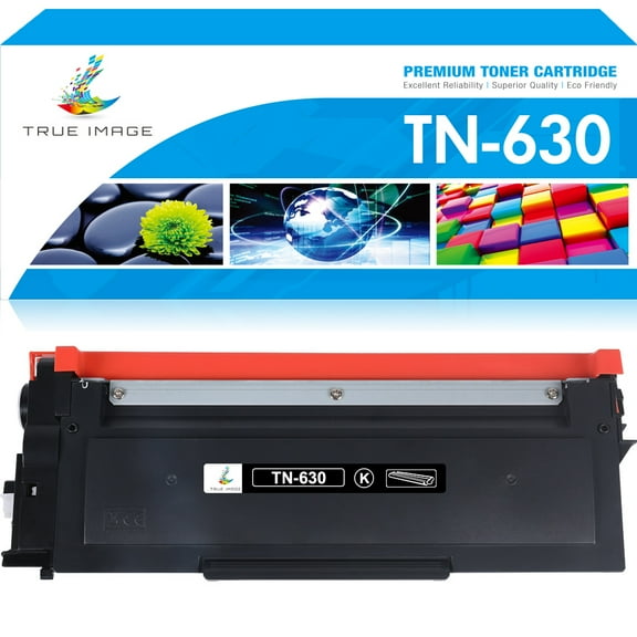True Image Compatible Toner Cartridge for Brother TN-630 TN630 TN 630 HL-L2365DW/L2380DW DCP-L2520DW/L2540DW/L2560DW MFC-L2680W/L2705DW Printer Ink (Black 1-Pack)