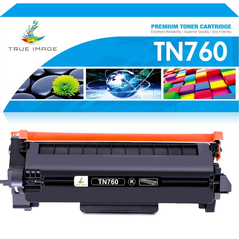 True Image Compatible Toner Cartridge for Brother TN-760 TN760 TN 760 730  TN730 HL-L2350DW HL-L2370DW MFC-L2750DW MFC-L2710DW MFC-L2730DW DCP-L2550DW