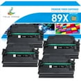 thumbnail image 1 of True Image Compatible Toner Cartridge with Chip for HP CF289X CF289A LaserJet Enterprise MFP M528dn M528f Flow MFP M528c M528z M507x M507n M507dn(Black 4-Pack), 1 of 1
