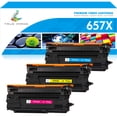thumbnail image 1 of True Image Compatible Toner Cartridge Hign Yield for HP CF470 CF471X CF472X CF473X HP Color LaserJet Enterprise MFP M681dh M681f M681f Flow MFP M681z M682z(Cyan,Magenta,Yellow 3-Pack), 1 of 10