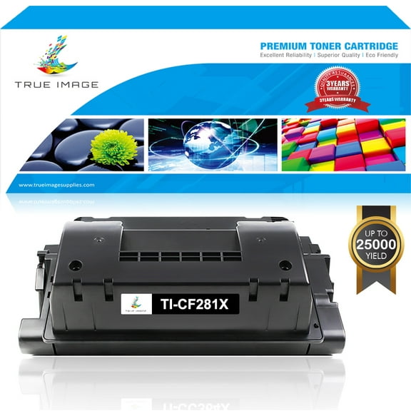 True Image Compatible Toner Cartridge for HP CF281A CF281X LaserJet Enterprise MFP M630h M630dn M630f M630z Black 1-Pack