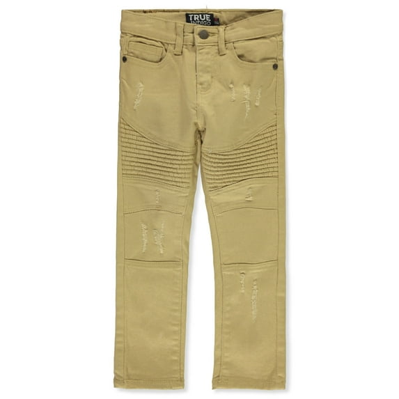 True Indigo Boys' Moto Jeans Color: khaki Size: 4t