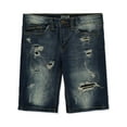 thumbnail image 1 of True Indigo Boys' Rip Repair Denim Shorts Color: indigo blue Size: 7, 1 of 1