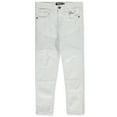 thumbnail image 1 of True Indigo Boys' Slim Fit Moto Jeans Color: white Size: 6, 1 of 1