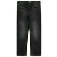 thumbnail image 1 of True Indigo Boys' Straight Fit Rip Jeans Color: black Size: 10, 1 of 1